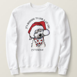 Moletom KiniArt Soft Coated Wheatie Christmas Sweatshirt