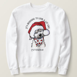 Moletom KiniArt Soft Coated Wheatie Christmas Sweatshirt