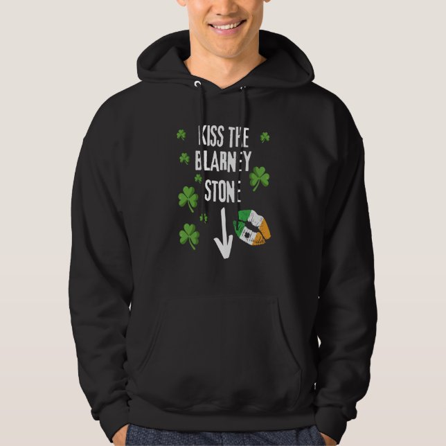 Moletom Kiss The Blarney Stone St Patricks Irish Sayings   (Frente)