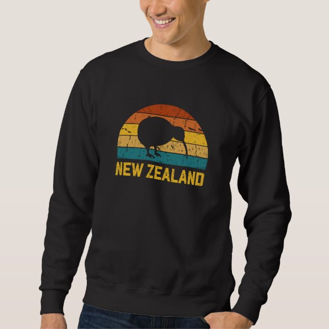 Moletom Kiwi Retro da Nova Zelândia  (Frente)