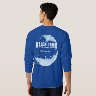 Moletom Kleen Tank - #2 Branco no Azul Personalizável Tele