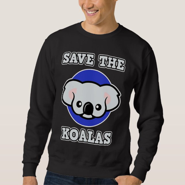 Moletom Koala for Men and Women  Save the Koalas (Frente)