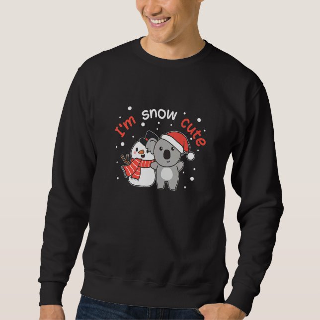 Moletom Koala I'm Snow Cute Snowman Snow Pun   (Frente)