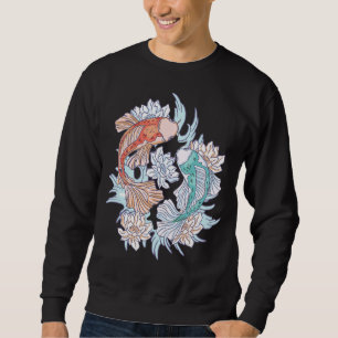 Moletom Koi In Ying & Yang Style Para Homens Mulheres E Cr