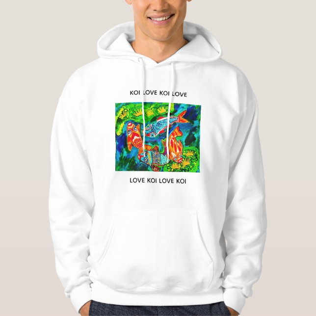 Moletom Koi Love Sweatshirt Capuz (Frente)