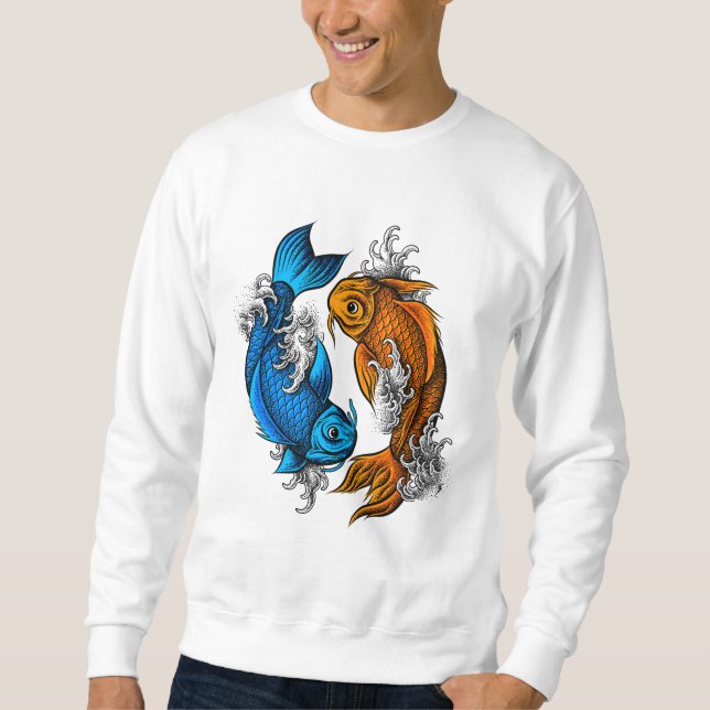 Moletom Koi Ying Yang (Frente)