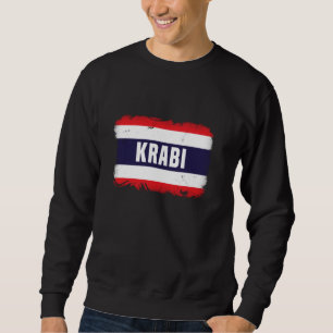 Moletom Krabi Tailândia Bandeira Tailandesa Vacinação do S