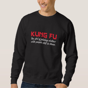Moletom kung fu a arte de dobrar roupas
