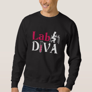Moletom Lab Diva Lab Tech Chemist Laboratory Technician