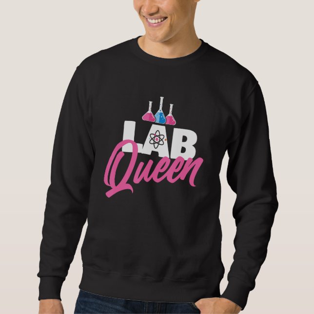 Moletom Lab Queen - Laboratorial Technicic Science Medical (Frente)