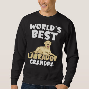 Moletom Lab Retriever Worlds Best Labrador Grandpa