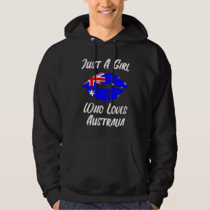 Moletom Lábios Boca Amor Bandeira Australiana