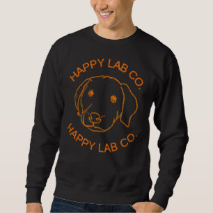 Moletom Laboratório Laranja Feliz Olhos de Puppia Labrador