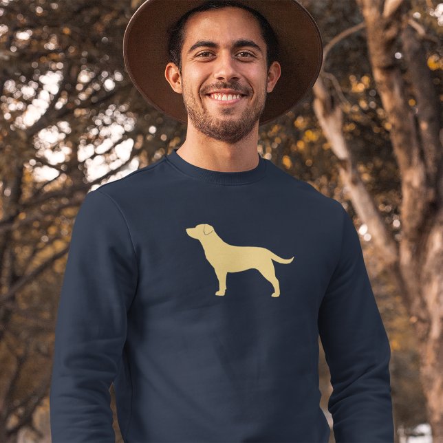 Moletom Labrador Amarelo Retriever Silhouette Lover (Criador carregado)