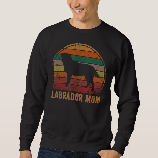 Moletom Labrador Mãe Laboratório Amarelo Amarelo Labrador  (Frente)