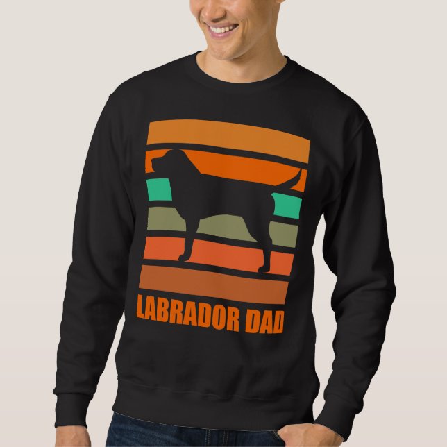 Moletom Labrador Pai Retro (Frente)