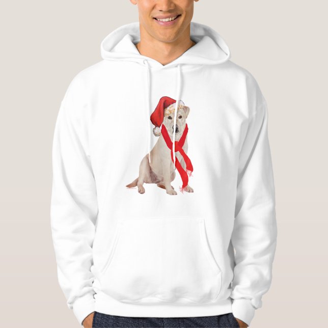 Moletom Labrador Retriever Amarelo Natal (Frente)