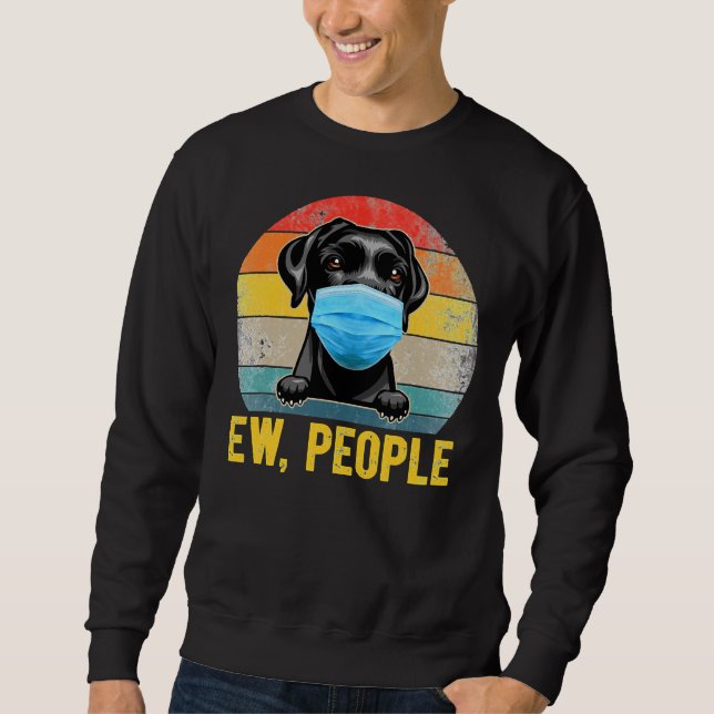 Moletom Labrador Retriever Dog Ew Pessoas Tri Blend (Frente)