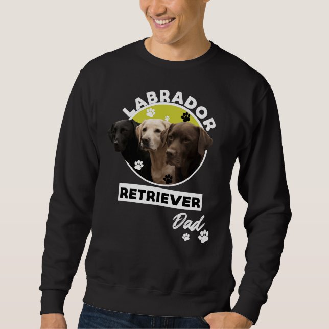 Moletom Labrador Retriever Dog Pai 111 (Frente)