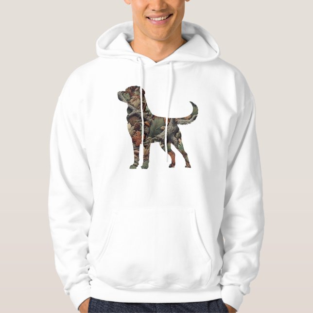 Moletom Labrador Retriever Homens Hoodie (Frente)