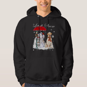Moletom Labrador Retriever Papais noeis Cachorro Natal Sno