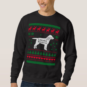 Moletom Labrador Retriever Ugly Christmas Sweater Lab