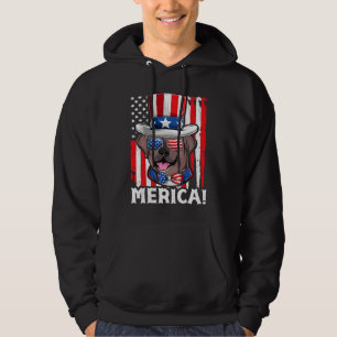 Moletom Labrador USA Roupa Patriótico Cachorro Americano B