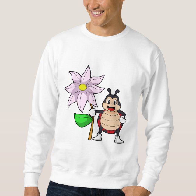 Moletom Ladybug com Flower.PNG (Frente)