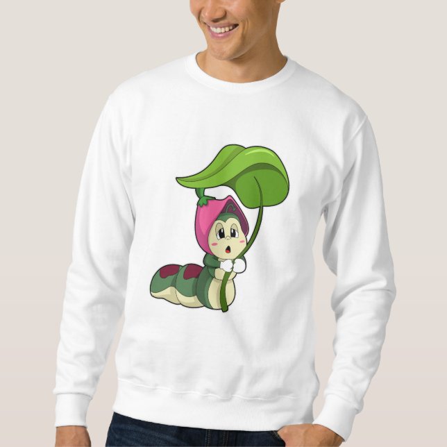 Moletom Lagarta com Folha (Frente)