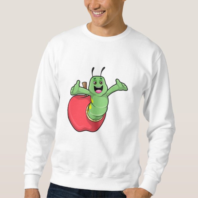 Moletom Lagarta com Maçã (Frente)