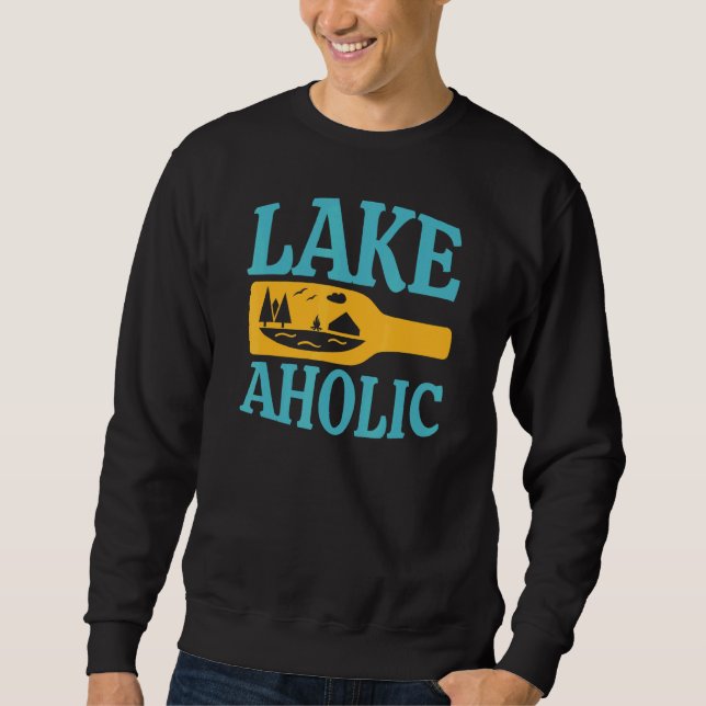 Moletom Lago Aholic Bebendo Lake Life (Frente)