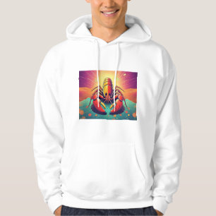Moletom Lagosta Psicodélica Arte Oceânica