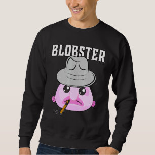 Moletom Lagostas Lagostas Fedora Hat E Ciga