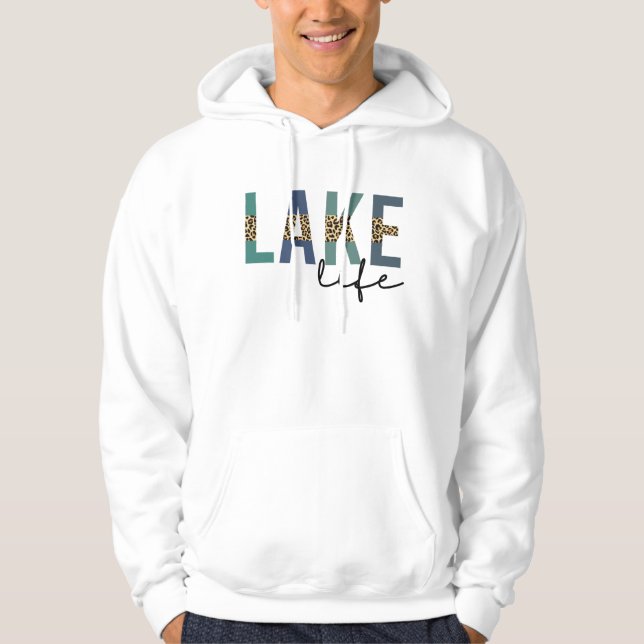 Moletom Lake Life Cheetah Impressão Tipografia (Frente)