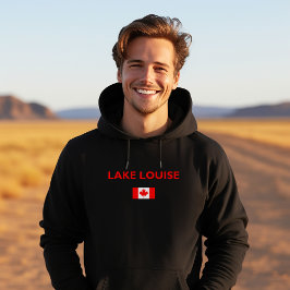 Moletom Lake Louise Canada Flag Dark Color