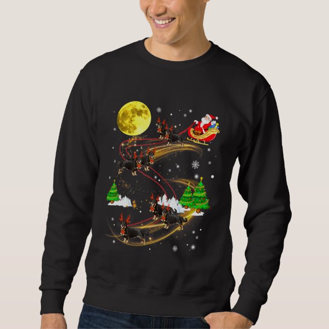 Moletom Lancashire Heeler Reindeer Cachorro de Natal Andan (Frente)