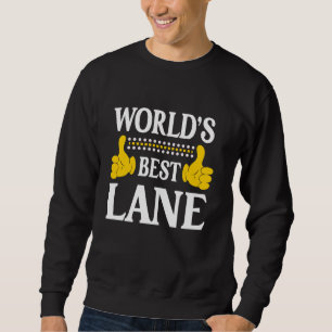 Moletom Lane Surname Funny Team Family Sobrenome World's B