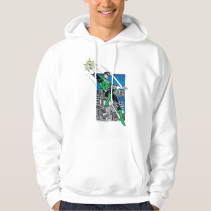 Moletom Lanterna verde com fundo da cidade