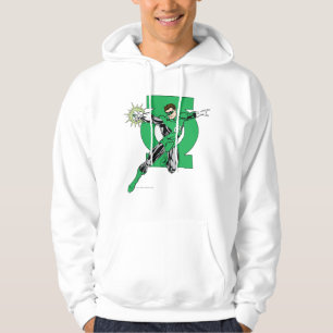 Moletom Lanterna verde com fundo do logotipo