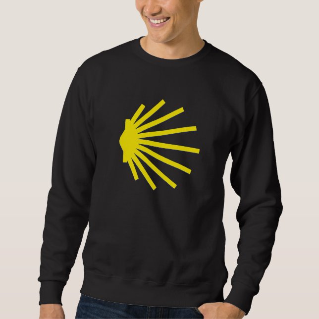 Moletom Large Scallop Shell Yellow Santiago De Compostela  (Frente)