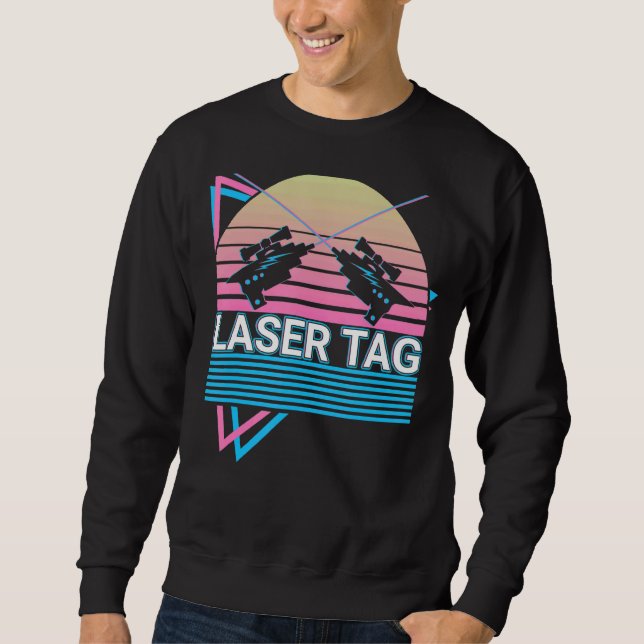 Moletom Laser Tag Game Lasertag Retro (Frente)