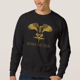 Moletom Lat Clássico do Antigo Motto Roma Victrix