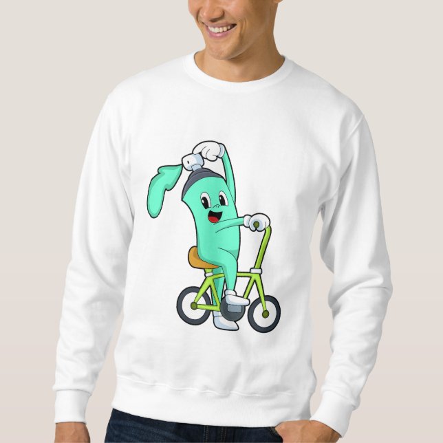 Moletom Lata de pulverização com Bicicleta (Frente)