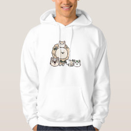 Moletom Leão com Cão Guia e Esquadrão de Gatos