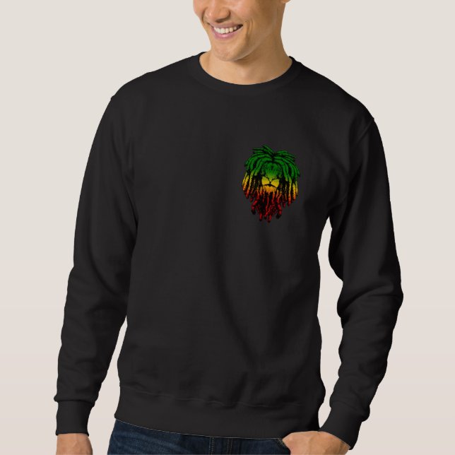 Moletom Leão de Judá Rasta Reggae Raízes Jamaicanas Rastaf (Frente)