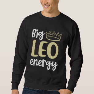 Moletom Leão Grande Energia para Mulheres Leo Queen Zodiac