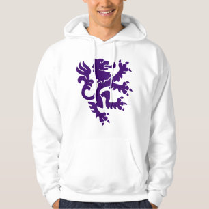 Moletom Leão Heráldico 01 - Roxo Profundo