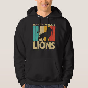 Moletom Leão Para Homens Leão Selva Safari Animal