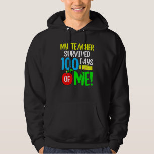 Moletom Legal 100 Dias De Escola, Meu Professor Sobreviveu