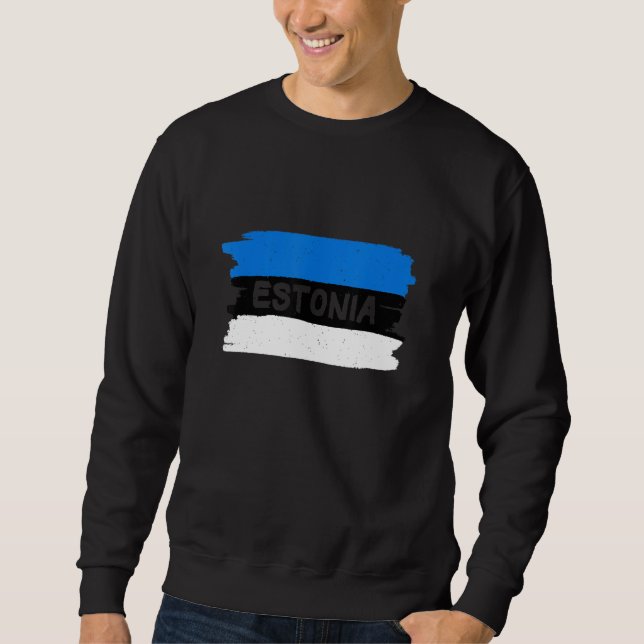 Moletom Legal bandeira da Estônia (Frente)